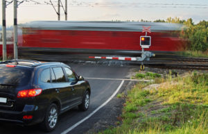 Train Passing in front of Car
