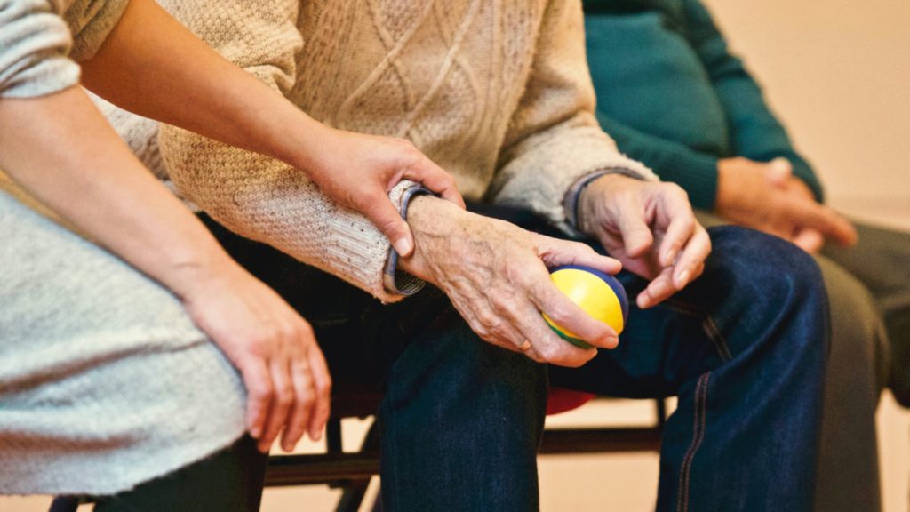 Caring for the elderly in a nursing home
